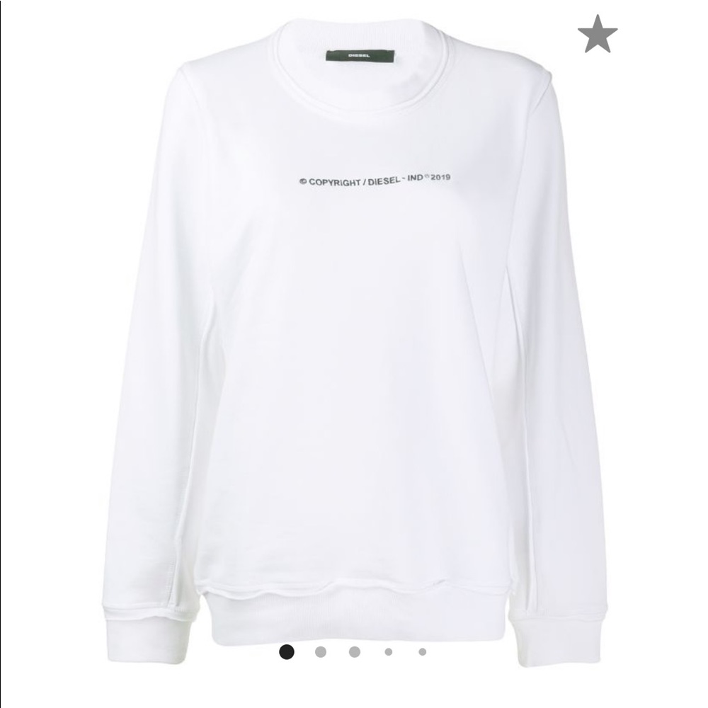 Logo embroidered sweat-shirt